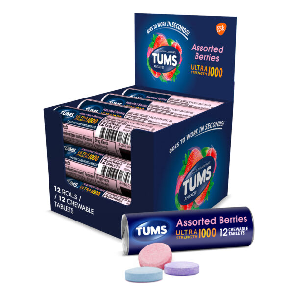 TUMS MINT 12 ROLLS