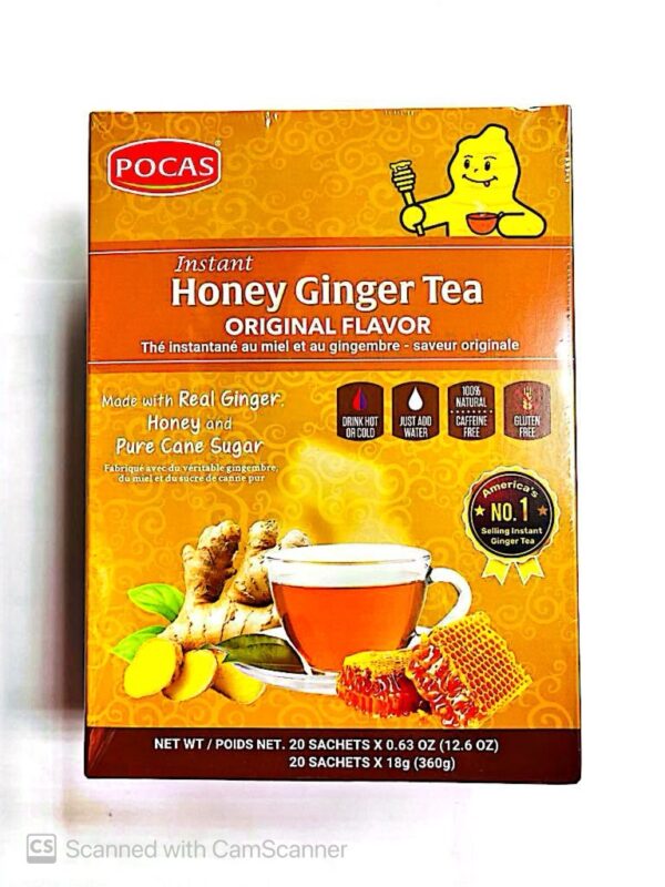 GINGER HONEY GREEN TEA 20CT