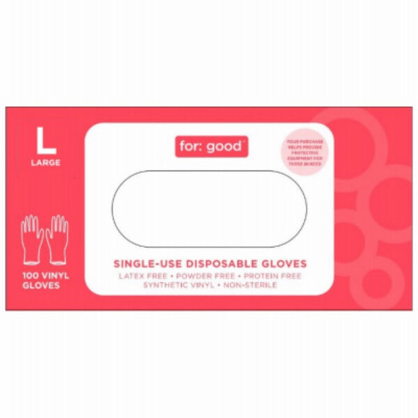 VINYL LARGE DELI GLOVES 100CT