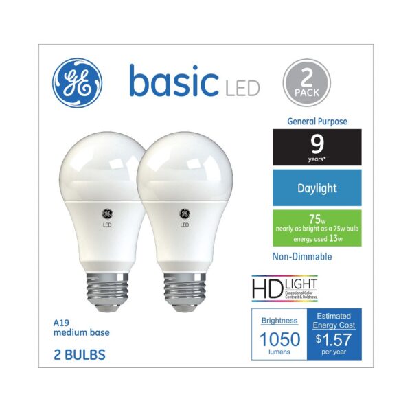 GE LIGHT BULB 75W