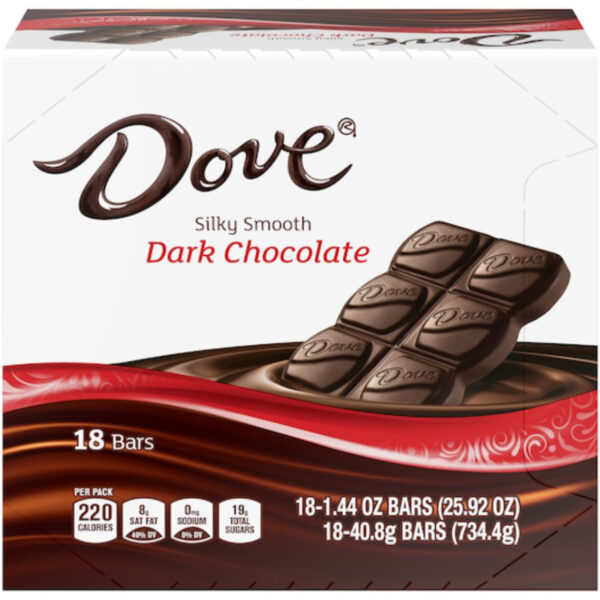 DOVE DARK CHOCLATE 18CT