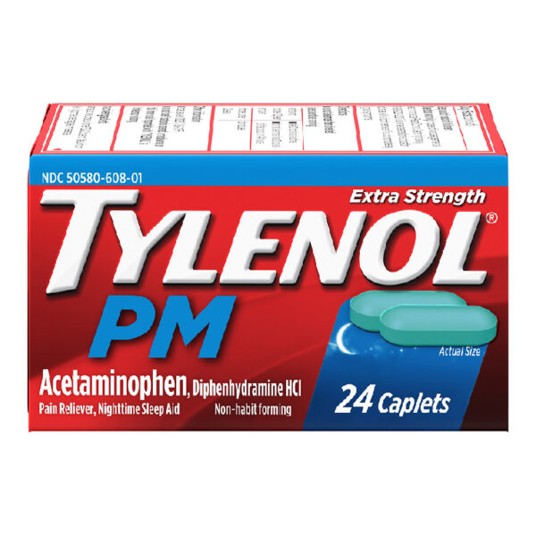 TYLENOL PM 24'S CAPLETS USA