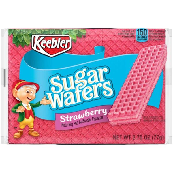 Keebler Sugar Waver Srawberry 12ct