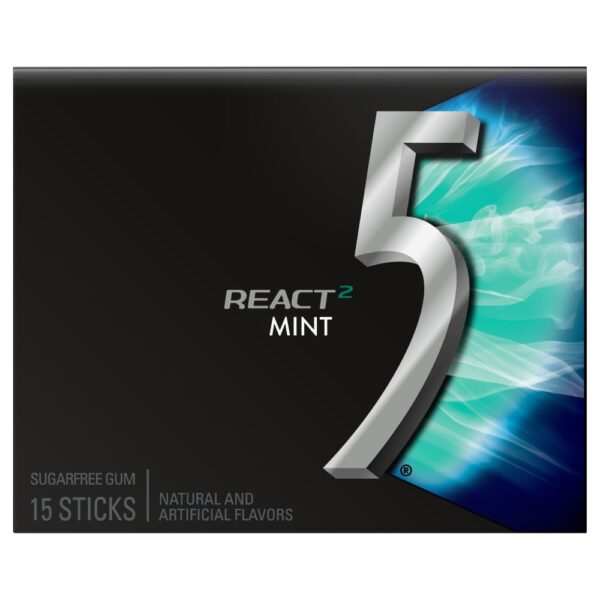 5 GUM REACT MINT 10CT